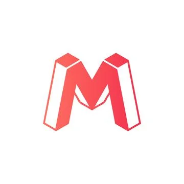 Three dimensional logo simple symbol for gamers modern corporate, abstract Stock Illustration