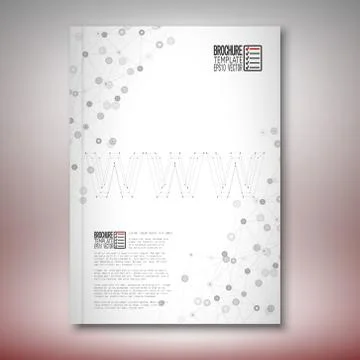 Three dimensional mesh stylish word www. Brochure, flyer or report for business Stock Illustration