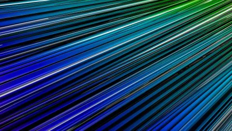 Three-dimensional plane of iridescent color. 3d render Stock Illustration