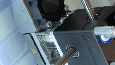 Three dimensional plastic 3d printer Stock Footage 91149883