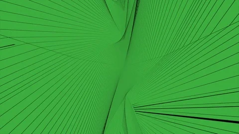 Three Dimensional Plexus Wire Frame Animation on Green Screen Stock Footage 73183126