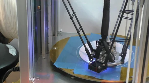 Three dimensional printer 库存影片 55659398