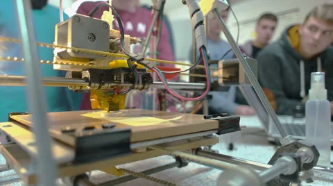 Three Dimensional Printer Stock Footage 56184858