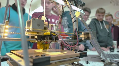 Three Dimensional Printer Stock Footage 56187810