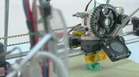 Three Dimensional Printer Stock Footage 56190065