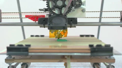 Three Dimensional Printer Stock Footage 56192399