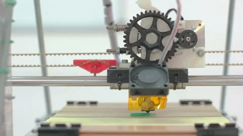 Three Dimensional Printer Stock Footage 56192948
