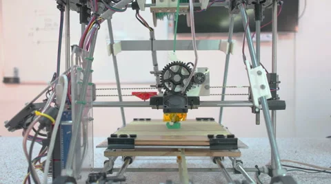 Three Dimensional Printer Stock Footage 56193375
