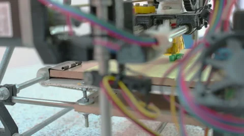 Three Dimensional Printer Stock Footage 56194111