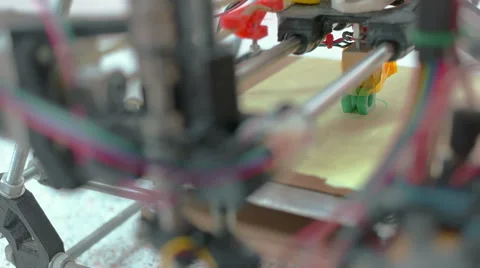 Three Dimensional Printer Stock Footage 56194736