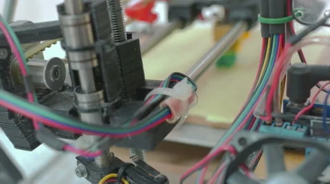 Three Dimensional Printer Stock Footage 56194902