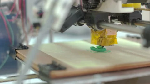 Three Dimensional Printer Stock Footage 56196334