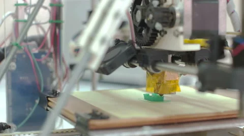 Three Dimensional Printer Stock Footage 56197607