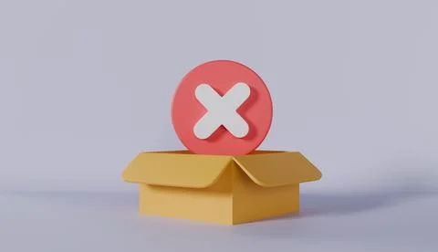 Three-dimensional rendering of a peace symbol and a world symbol on a red box Stock Illustration