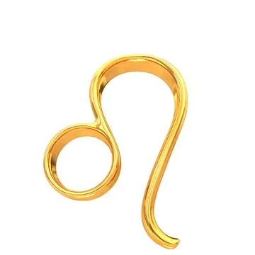 Three-dimensional sign of the zodiac. Illustrazione stock