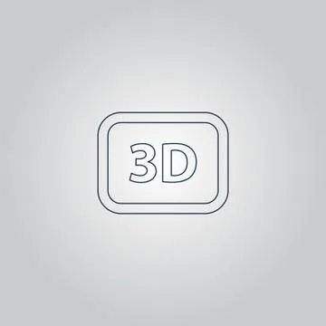 Three-dimensional vector icon 스톡 일러스트