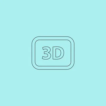 Three-dimensional vector icon Illustrazione stock