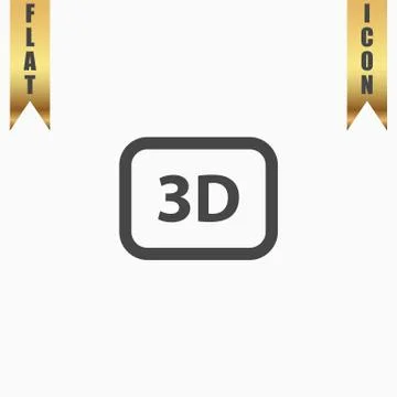 Three-dimensional vector icon 스톡 일러스트