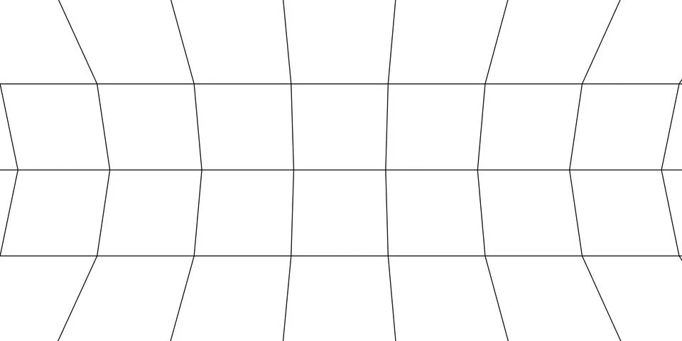 Three-dimensional visualization cylinder Stock Illustration