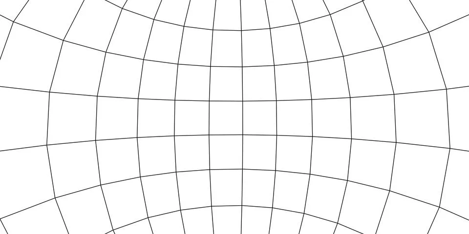 Three-dimensional visualization sphere Illustrazione stock