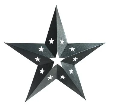 Three dimentional star Stock Illustration