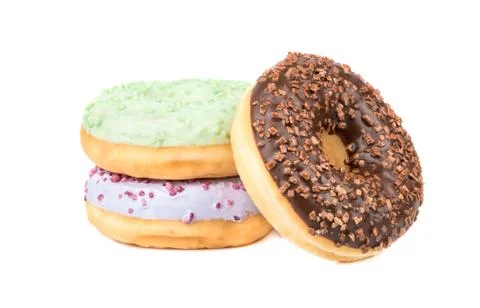 Three donut Stock Photos