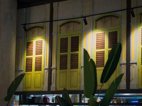 Three Doors decorations Stock Photos