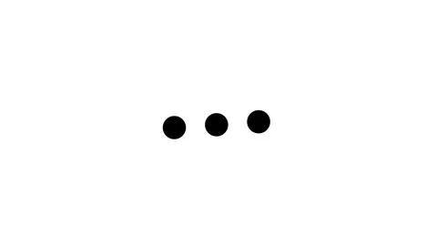 Three Dot Alignment Minimal Clean UI Design Symbol Stock Footage 332526379