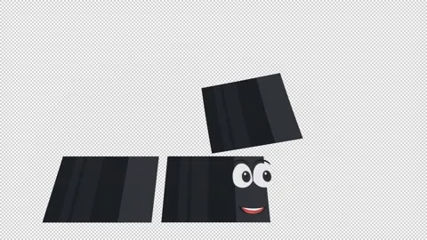 Three dots. Animation of three dots cartoon character. Cartoon Stock Footage 170873238