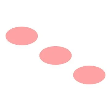 Three dots icon, isometric style 스톡 일러스트