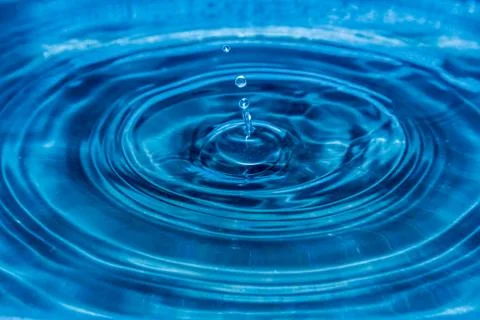 Three drops of water Foto stock