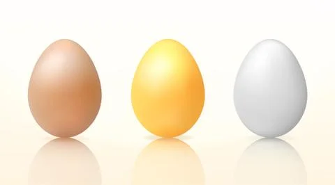 Three  easter eggs Stock Illustration