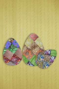 Three easter eggs 스톡 일러스트
