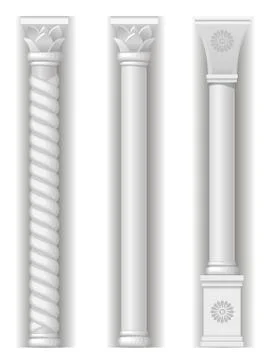 Three eastern tower Stock Illustration