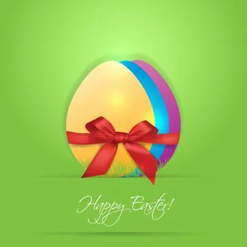 Three eggs colored gift Stock Illustration