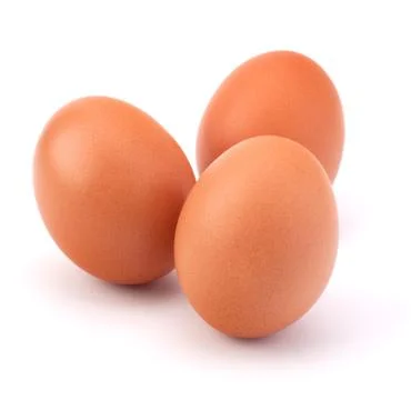 Three eggs Stock Photos