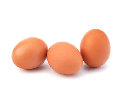 Three eggs Stock Photos