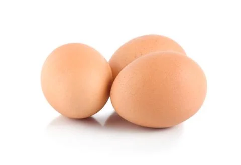 Three eggs Stock Photos