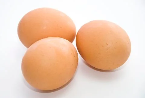 Three eggs 库存照片