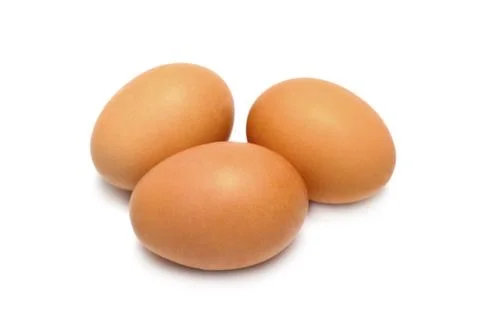 Three eggs Stock Photos