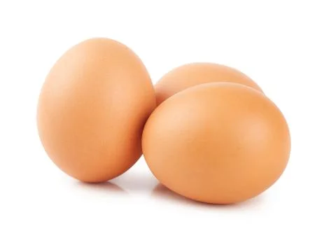 Three eggs Stock Photos