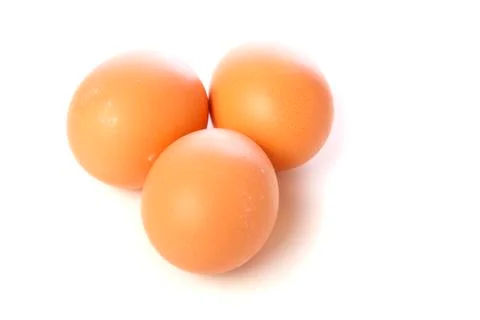 Three eggs Stock Photos