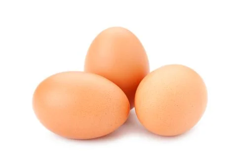 Three eggs Stock Photos