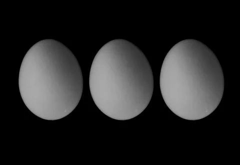 Three eggs Foto stock