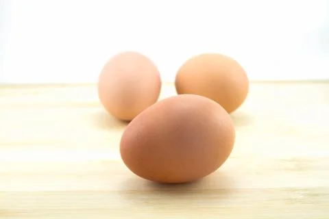 Three Eggs Stock Photos