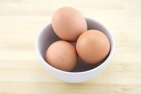 Three Eggs Stock-Fotos