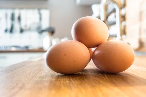 Three eggs. Fotos Stock