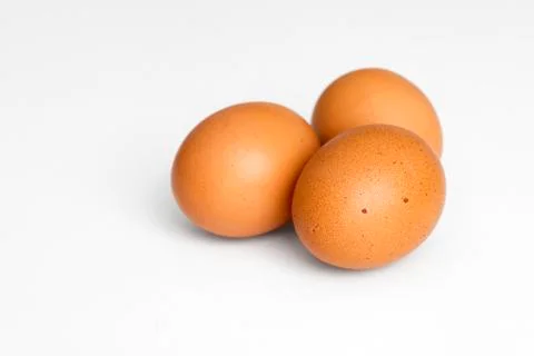 Three eggs Stock Photos