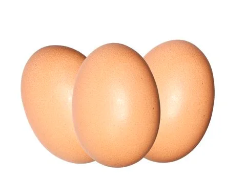 Three eggs Stock Photos