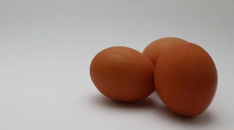 Three eggs Stock Photos